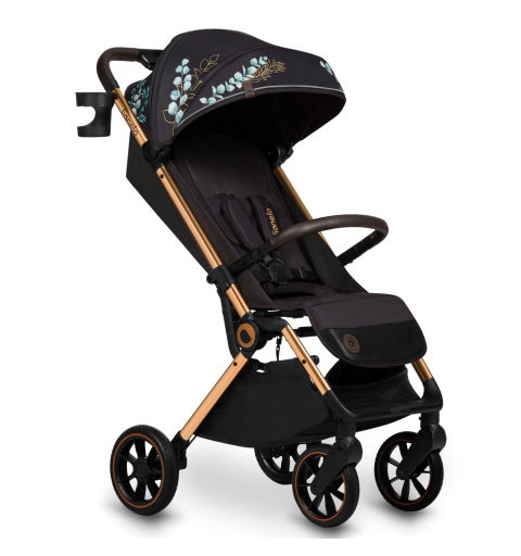 Lionelo Cloe  - komapktowy wózek spacerowy na dużych kołach  | Golden Moments